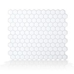 Write a Review about Smart Tiles 4-Pack White 10-in x 11-in Composite Vinyl Tile (Common: 10-in x 11-in; Actual: 9.64-in x 11.27... 