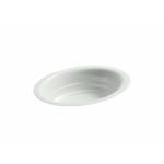 KOHLER Garamond Sea Salt Cast Iron Undermount Oval Bathroom Sink (21.0625-in x 16.25-in) in the Bathroom Sinks department at... 