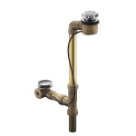 Shop KOHLER 1-1/2-in Polished Chrome Cable Drive with Brass Pipe at Lowes.com
