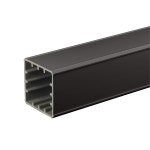 TimberTech (Fits Common Post Measurement: 5-in X 5-in; Actual: 5-in x 5-in x 42-in) RadianceRail Black Composite Deck Post Sleeve... 