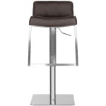 Safavieh Newman Brown Adjustable Stool at Lowes.com