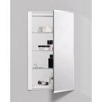 Robern R3 29-in x 7-in Rectangle Surface Mirrored Medicine Cabinet at Lowes.com