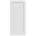 JELD-WEN Madison 36-in x 80-in Primed 1-Panel Square Solid Core Primed Molded Composite Slab Door in the Slab Doors department at... 