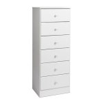 Prepac Astrid Tall 6-Drawer Chest in the Chests department at Lowes.com Prepac Astrid Tall 6-Drawer Chest Lowes.com