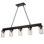 ARTCRAFT Menlo Park Oil Rubbed Bronze Kitchen Island Light Transitional Pendant Light at Lowes.com