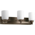 Progress Lighting Orbitz 3-Light 21.75-in Antique Bronze Cylinder Vanity Light at Lowes.com