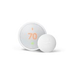 Shop Nest White Thermostat with Built-In WiFi at Lowes.com