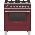 Fisher & Paykel Classic Dual Fuel Standard-Burner Self-Cleaning Convection (Red) (Common: 30-in; Actual: 29.875-in) at Lowes.com