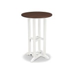 POLYWOOD Contempo Round Outdoor Bar Height Table 24-in W x 24-in L in the Patio Tables department at Lowes.com POLYWOOD Contempo... 