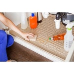 Xtreme Mats Kitchen 21.875-in x 30-5/8-in Beige Undersink Cabinet Mat at Lowes.com