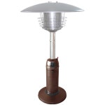 Shop Garden Treasures 11,000-BTU Hammered Bronze Steel Liquid Propane Patio Heater at Lowes.com