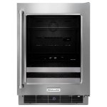 Shop KitchenAid 4.8-cu ft Stainless Steel Built-In/Freestanding Beverage Center at Lowes.com