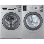 Shop Crossover Coin-Operated Front Load Commercial Washer & Electric Dryer Laundry Center (Stainless Steel) at Lowes.com... 