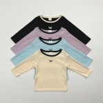 ♬ 이쁘맘- 엄마라면 하로하로 나비배색티(2XL~4XL) - 이쁘맘