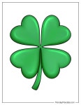 Shamrock & Four-Leaf Clover Templates (Free Printables)