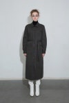DESIGNER BRAND SELECT STORE - LLUD COTTON TRENCH DRESS - KHAKI