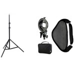	Godox 80cm x 80cm Studio Softbox Diffuser Kit with Light Stand, Bowens Bracket and Free Snoot : Camera Flashes - Best Buy Canada... 