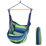 LIVINGbasics™ Hammock Chair Rope Swing Chair Blue 265Lbs Capacity 2-Seat Cushions Included | Best Buy Canada