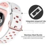 	UMTELE Compatible with Apple Watch Band 38mm/40mm, 42mm/44mm, Soft Silicone Sport Strap with Ventila : Watch Accessories - Best... 
