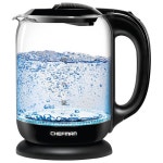 Chefman Electric Glass Kettle - 1.7L - Black | Best Buy Canada