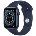Apple Watch Series 6 (GPS) 44mm Blue Aluminum Case with Deep Navy Sport Band - Refurbished Like New | Best Buy Canada