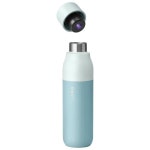 LARQ PureVis 500ml (17 oz.) Stainless Steel Water Bottle with Self-Cleaning Mode - Seaside Mint | Best Buy Canada