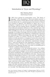 Project MUSE - Introduction to "Joyce and Physiology"