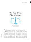 Project MUSE - We Are What We Measure