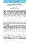 Project MUSE - No Life You Have Known: Or, Melvilles Contemporary Critics