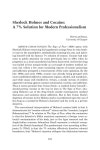 Project MUSE - Sherlock Holmes and Cocaine: A 7% Solution for Modern Professionalism