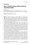 Project MUSE - Review: Seeking Legitimacy: Why Arab Autocrats adopt Womens Rights by Aili Mari Tripp (review)