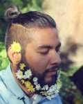 Men Are Growing Flower Beards in Celebration of Spring Guys Are Decorating Their Beards With Flowers to Celebrate Spring’s... 