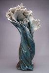 Ocean-Inspired Ceramic Sculptures Resemble Cresting Waves