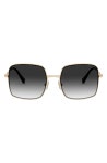 Miu Miu 56mm Gradient Rectangular Sunglasses in Antique Gold/Grey Gradient at Nordstrom | IBT Shop Miu Miu Miu Miu 56mm Gradient... 