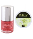 DeBelle Combo Pack of 2 Nail Lacquer & Wipes - (Princess Belle + Green Tea Gush): Buy DeBelle Combo Pack of 2 Nail Lacquer... 