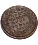 1877) Victoria Empress 1 Numismatic Coins: Buy PRIDE INDIA - 1 Quarter Anna (1877)... Anna (1877) Victoria Empress 1 Numismatic... 