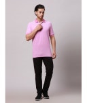 Park Avenue Cotton Blend Slim Fit Solid Half Sleeves Mens Polo T Shirt - Red ( Pack of 1 ) - Buy Park Avenue Cotton Blend Slim... 