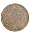 Copper 1/4 Anna of Edward VII (AD 1904) Calcutta Mint Very Fine: Buy Copper 1/4 Anna of Edward VII (AD 1904) Calcutta Mint Very... 
