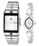ADAMO Enchant White Dial Mens & Womens Watch 9151-327SM01 Price in India: Buy ADAMO Enchant White Dial Mens & Womens Watch... 
