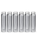 Milton Aqua 1000 Stainless Steel Water Bottle, Set of 6, 950 ml Each, Silver | 100% Leak Proof | Office Bottle | Gym Bottle... 