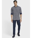 Colorplus 100% Cotton Regular Fit Printed Full Sleeves Mens Casual Shirt - Blue ( Pack of 1 ) - Buy Colorplus 100% Cotton... 