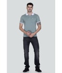 DeeFab Cotton Blend Regular Fit Solid Half Sleeves Mens Polo T Shirt - Green ( Pack of 1 ) - Buy DeeFab Cotton Blend Regular Fit... 