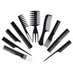 Buy 10Pcs Black Pro Hair Styling Hairdressing Plastic Brush Combs Set Online at Best Price in India - Snapdeal 10Pcs Black Pro... 