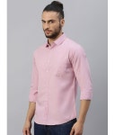 Dennis Lingo - Mauve 100% Cotton Slim Fit Mens Casual Shirt ( Pack of 1 ) - Buy Dennis Lingo - Mauve 100% Cotton Slim Fit Mens... 