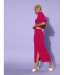 Athena Pink Solid Skirt Top Set - Buy Athena Pink Solid Skirt Top Set Online at Best Prices in India on Snapdeal Athena Pink... 