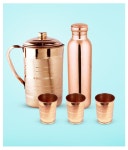 KC Copper 1.5L Jug, 1L Water Bottle and 300ml -3 Glass | 5 Pcs Combo: Buy Online at Best Price in India - Snapdeal KC Copper 1.5L... 
