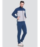 TK TUCK INN - Blue Fleece Regular Fit Mens Tracksuit ( Pack of 1 ) - Buy TK TUCK INN - Blue Fleece Regular Fit Mens Tracksuit... 
