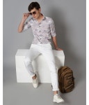 Paul Street - Mauve 100% Cotton Slim Fit Mens Casual Shirt ( Pack of 1 ) - Buy Paul Street - Mauve 100% Cotton Slim Fit Mens... 