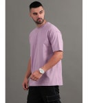 Paul Street 100% Cotton Slim Fit Printed Half Sleeves Mens T-Shirt - Mauve ( Pack of 1 ) - Buy Paul Street 100% Cotton Slim Fit... 