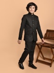 PRINTCULTR Cotton Blazer & Pant Set ( Pack of 1 , Black ) - Buy PRINTCULTR Cotton Blazer & Pant Set ( Pack of 1 , Black ) Online... 
